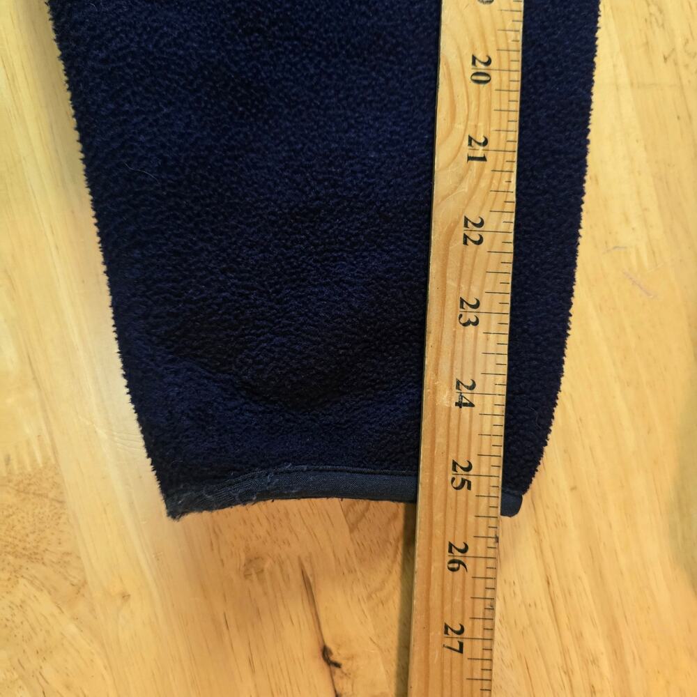 L.L. Bean Navy Blue Fleece Zip Up Size XL Reg - Picture 8 of 8